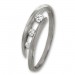 Silberdream GoldDream Gold Ring Gr.56 Zirkonia weiß 333er Weißgold GDR529J56 Lagerräumung